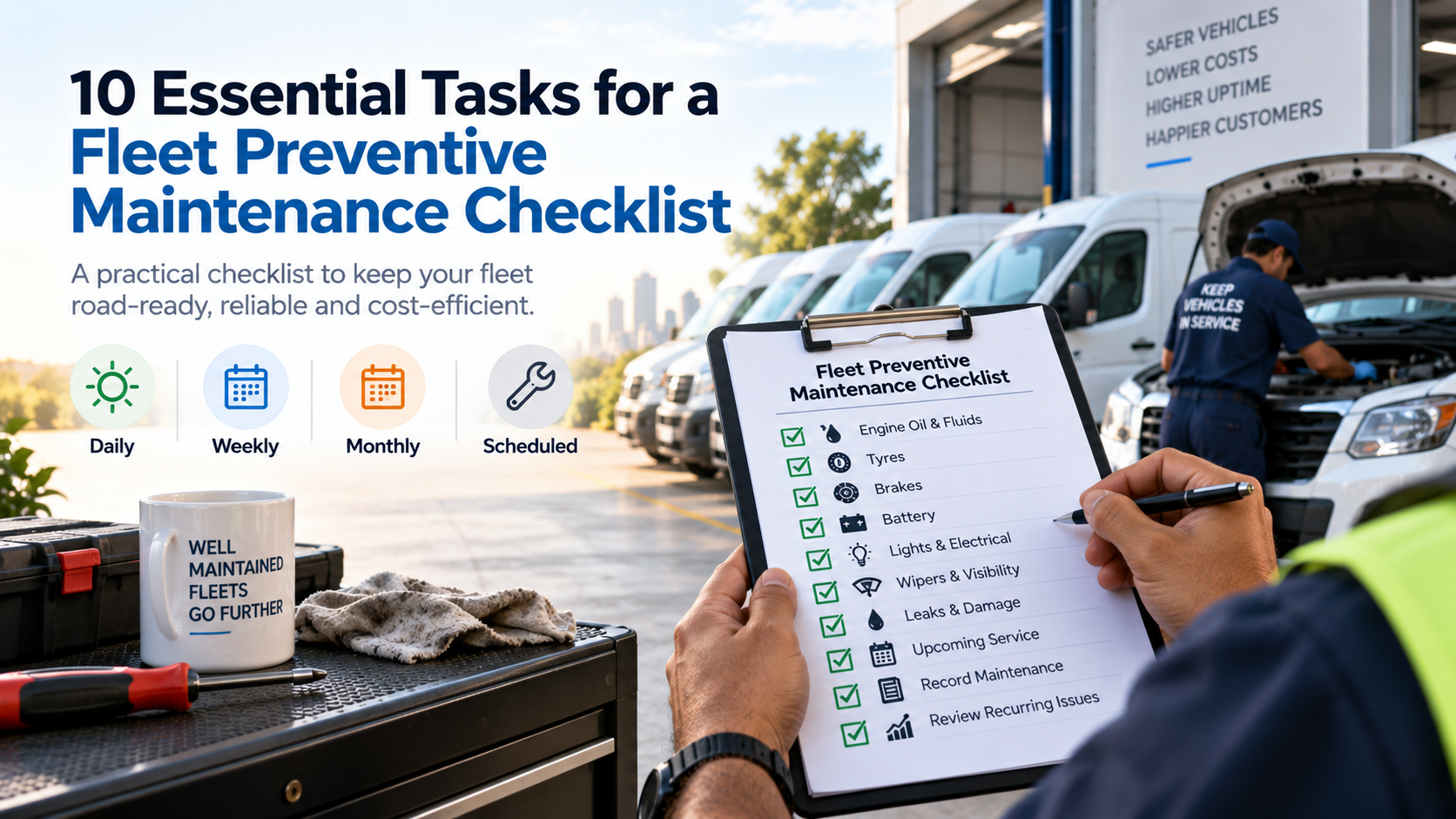10 Essential Tasks for a Fleet Preventive Maintenance Checklist