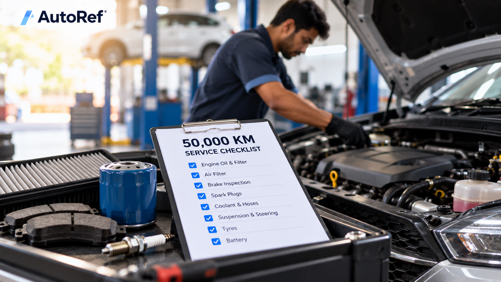 50,000 Km Car Service Checklist: What Should You Check?