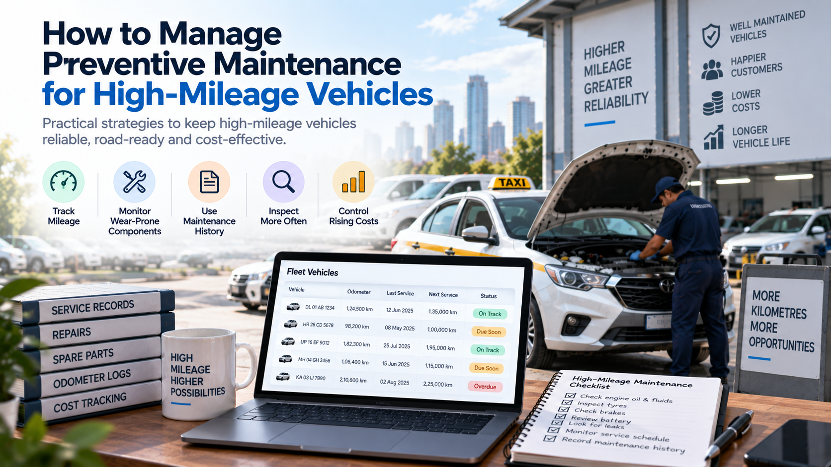 How to Manage Preventive Maintenance for High-Mileage Vehicles