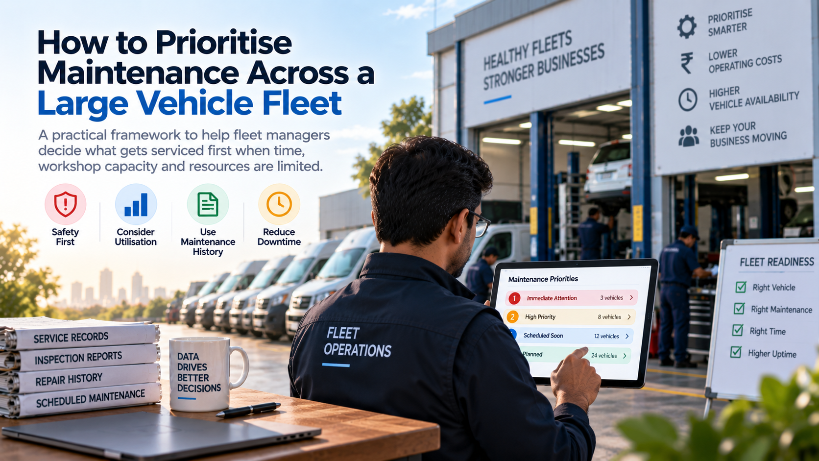 How to Prioritise Maintenance Across a Large Vehicle Fleet