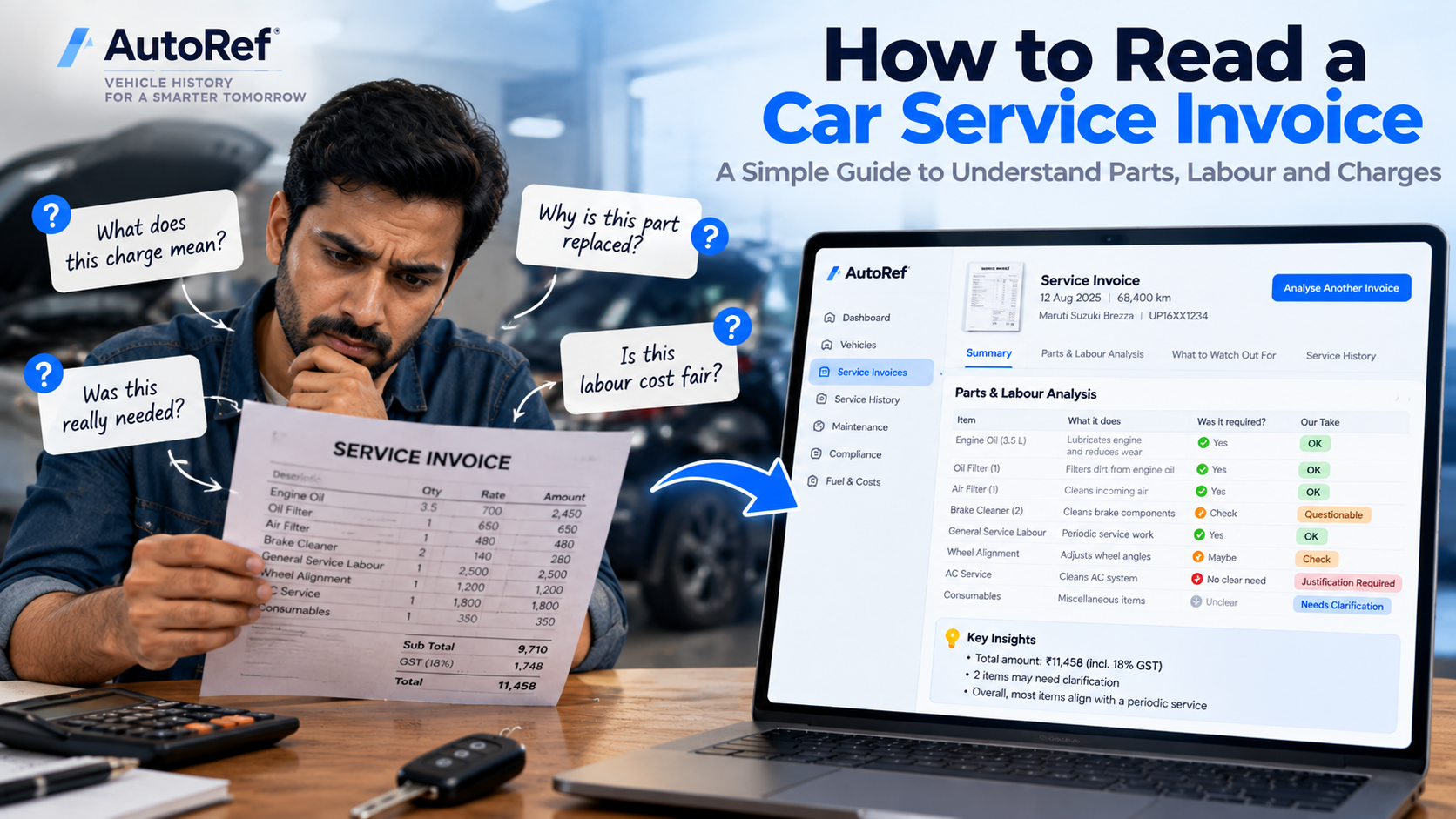 How to Read a Car Service Invoice: A Simple Guide