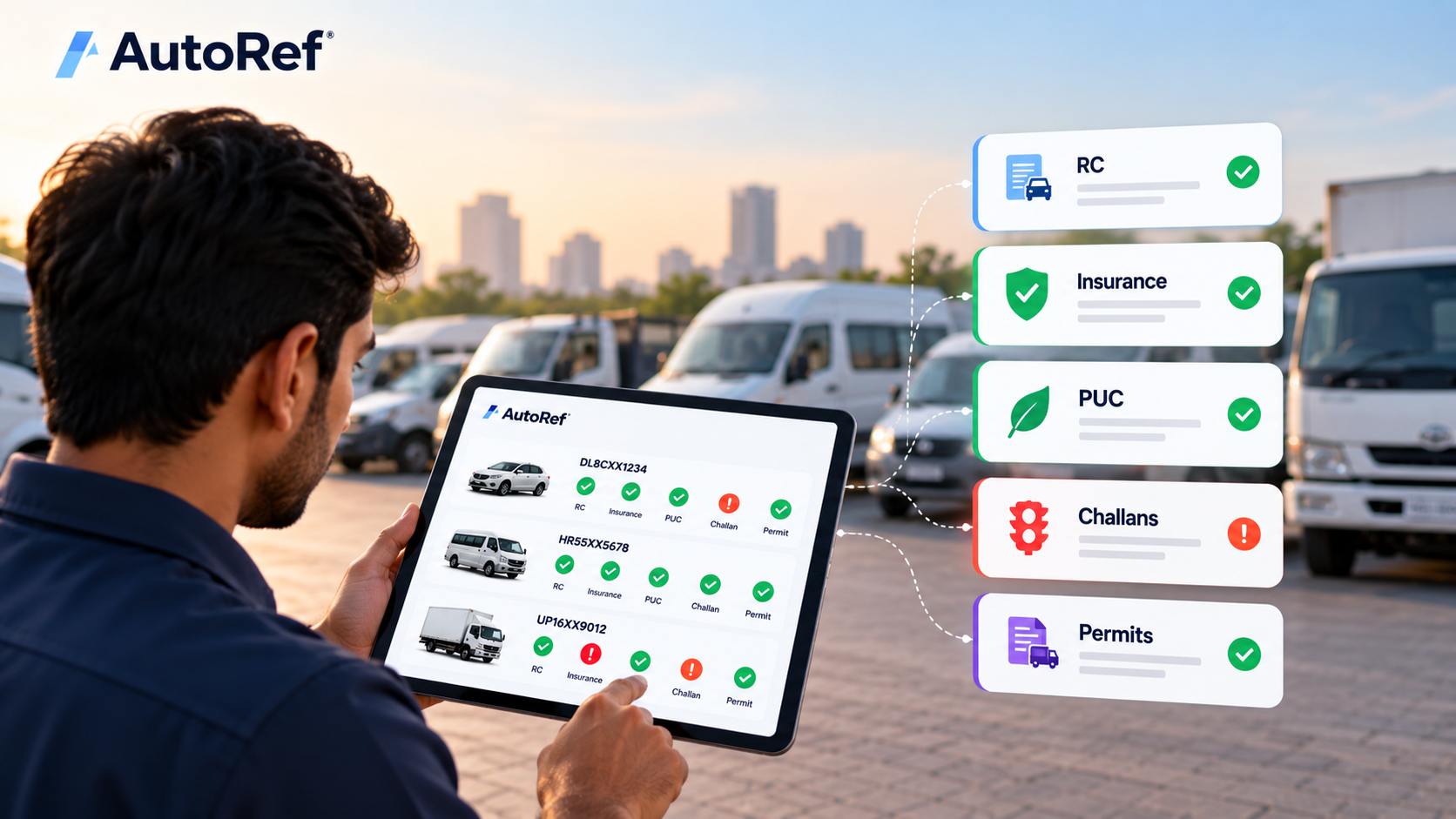 Vehicle Compliance Checklist: RC, Insurance, PUC, Challans and Permits
